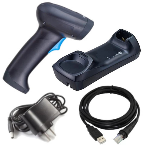 CIPHERLAB, 2564 MR 2D IMAGER, BLACK, CORDLESS BT MID RANGE SCANNER USB KIT, 2564 MR (SE4750MR) SCANNER W 800 MAH BATTERY, BT BASE, US ADAPTER, USB CABLE A2564SMBKU0S1