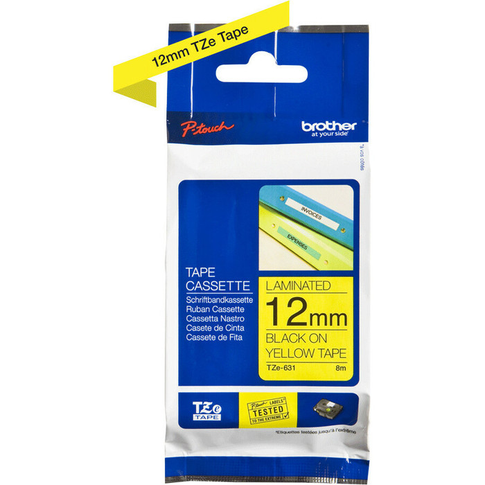 Alternate-Image1 Image for Brother P-touch TZe TZe631 Label Tape