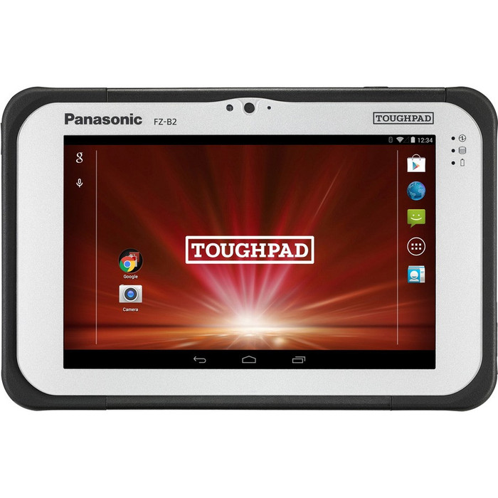 Front Image for Panasonic TOUGHPAD FZ-B2 FZ-B2D000GAM Tablet - 7" - Atom x5 x5-Z8550 Quad-core (4 Core) 1.44 GHz - 2 GB RAM - 32 GB Storage - Android 6.0.1 Marshmallow