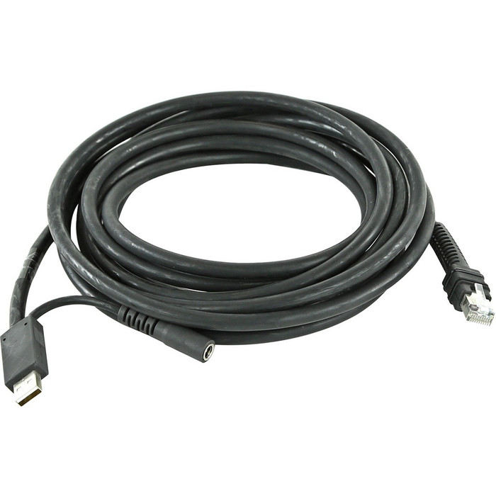 Main image for Zebra USB Cable (Shielded Series A Connector, 15ft. Straight), 12V