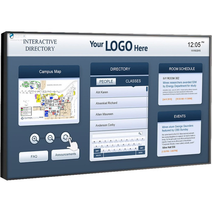 Main image for 22Miles Turnkey College Campus Touchscreen Digital Signage Package (TouchPlus+)