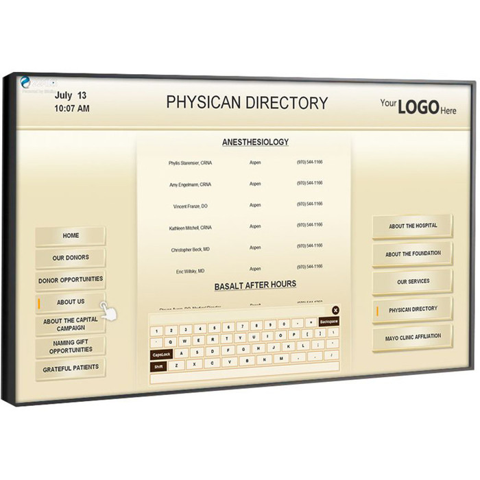 Alternate-Image2 Image for 22Miles Turnkey Directory Touchscreen Digital Signage Package (TouchPlus+)