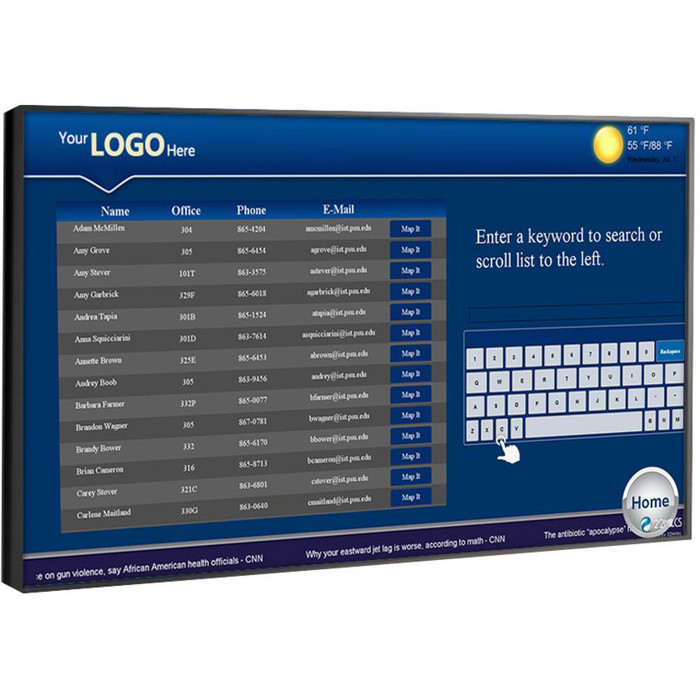 Alternate-Image3 Image for 22Miles Turnkey Directory Touchscreen Digital Signage Package (TouchPlus+)