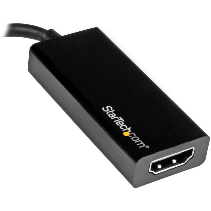 Alternate-Image2 Image for StarTech.com - USB-C to HDMI Adapter - 4K 30Hz - Black - USB Type-C to HDMI Adapter - USB 3.1 - Thunderbolt 3 Compatible