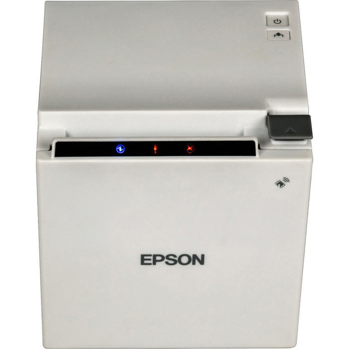 Alternate-Image1 Image for Epson TM-M30 Desktop Direct Thermal Printer - Monochrome - Receipt Print - Ethernet - USB - Bluetooth - Black