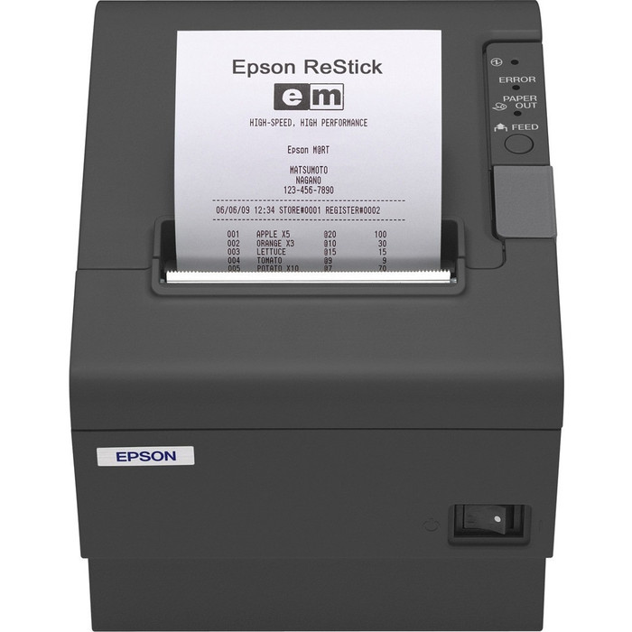 Main image for Epson TM-T88IV Desktop Direct Thermal Printer - Monochrome - Label/Receipt Print - USB - USB Host - Serial - Dark Gray