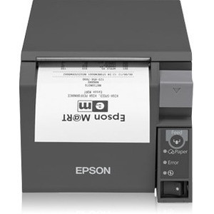 Main image for Epson TM-T70II Desktop Direct Thermal Printer - Monochrome - Receipt Print - USB - Serial - With Cutter - Dark Gray