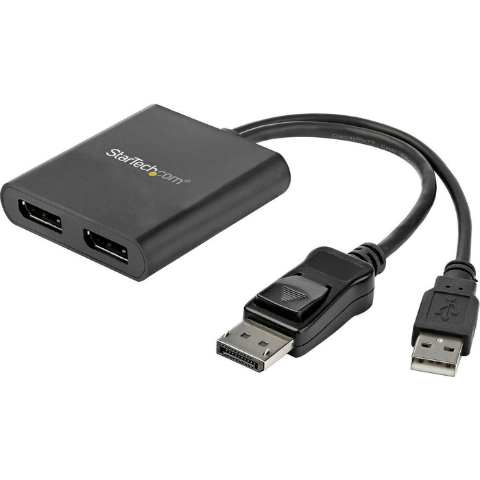 Main image for StarTech.com 2-Port Multi Monitor Adapter, DisplayPort 1.2 MST Hub, Dual 4K 30Hz, Video Splitter for Extended Desktop Mode, Windows Only