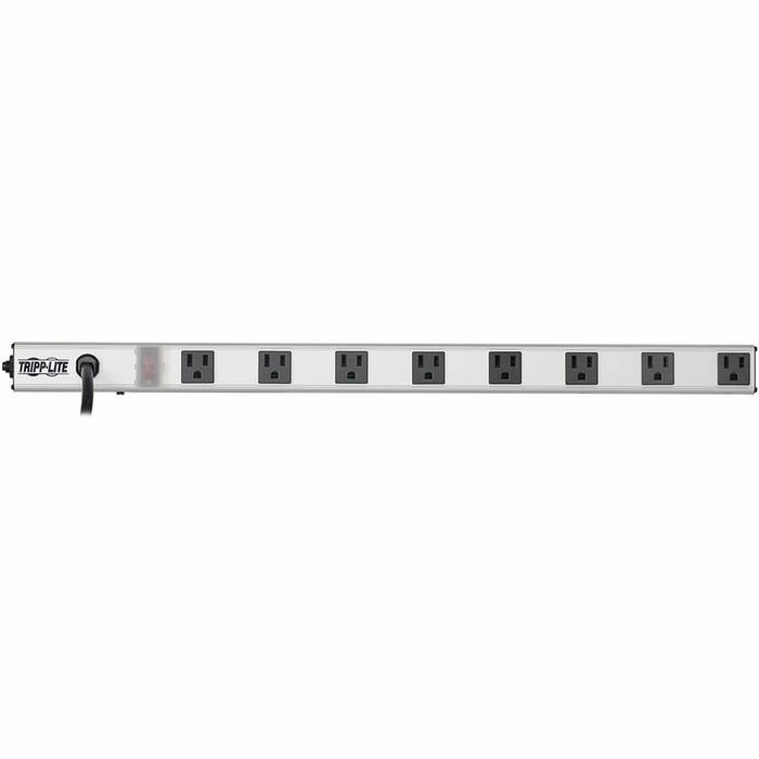 Alternate-Image1 Image for Tripp Lite Power Strip 8-Outlet Right Angle 5-15R 15ft Cord 24" Length 120V