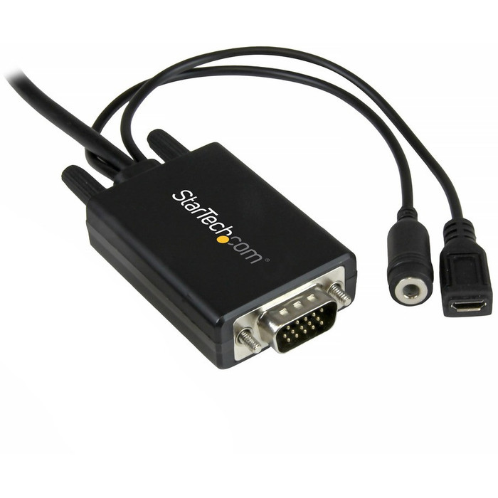 Alternate-Image2 Image for StarTech.com 10 ft 3m Mini DisplayPort to VGA Adapter Cable with Audio - Mini DP to VGA Converter - 1920x1200