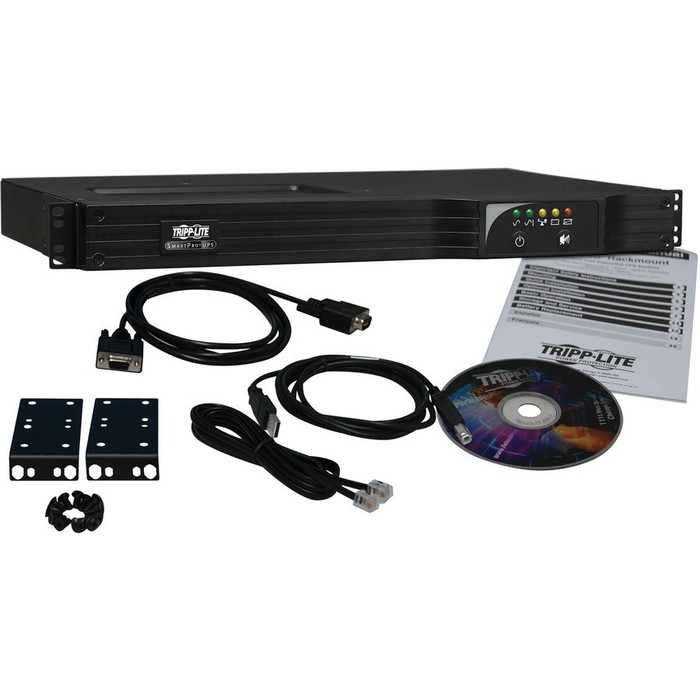 Alternate-Image1 Image for Tripp Lite UPS Smart 1000VA 800W Rackmount AVR 120V Pure Sine Wave USB DB9 1URM TAA