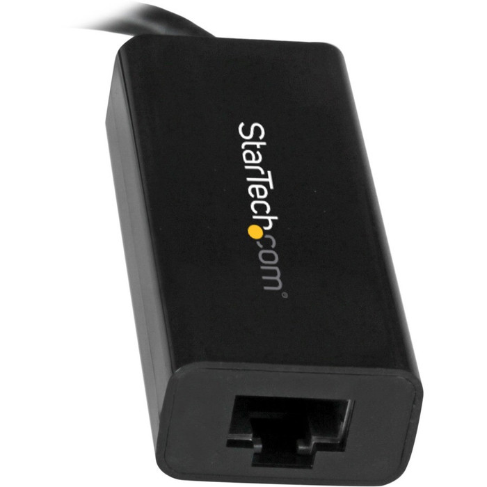 Alternate-Image2 Image for StarTech.com USB C to Gigabit Ethernet Adapter - Thunderbolt 3 - 10/100/1000Mbps - Black