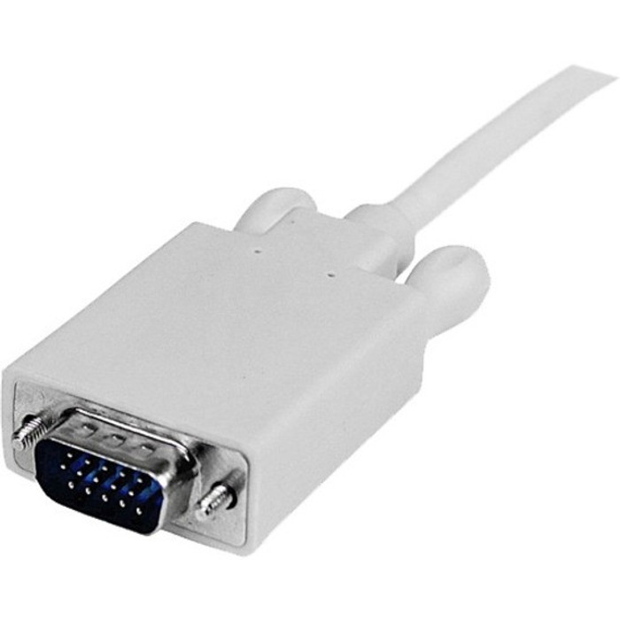 Left Image for StarTech.com 10 ft Mini DisplayPort&acirc;"¬¨¬®¬¨¬¢ to VGA Adapter Converter Cable &acirc;&euro;" mDP to VGA 1920x1200 - White