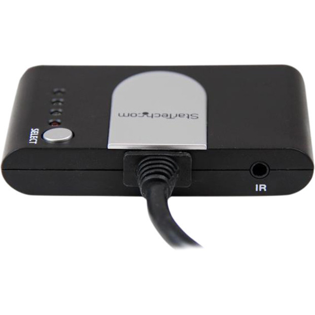 Alternate-Image3 Image for StarTech.com 3 Port HDMI&reg; Auto Switch w/ IR Remote Control