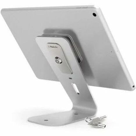 Alternate-Image1 Image for Universal Tablet Stand - Secure Display Tablet Holder Compatible With iPads, Samsung Galaxy Tabs, MS Surface and other Tablets