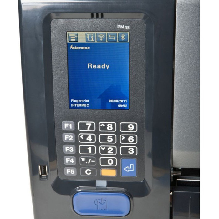 Alternate-Image2 Image for Intermec PM43 Mid-range Direct Thermal/Thermal Transfer Printer - Monochrome - Label Print - Ethernet - USB - Serial