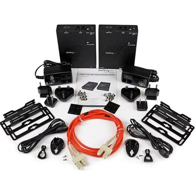 Alternate-Image1 Image for StarTech.com HDMI&reg; Over Fiber Extender with IR Control - SC Fiber - 2600ft (800m) - 1920x1200/1080p