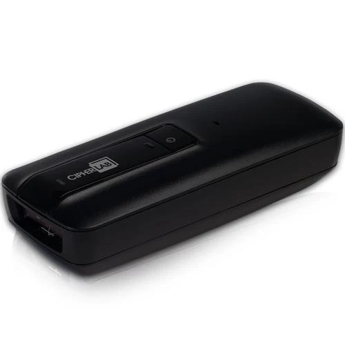 CIPHERLAB, 1662, SCANNER, LASER, BLUETOOTH,  IOS AND ANDROID COMPATIBLE, BLACK A1662LBSNUN01