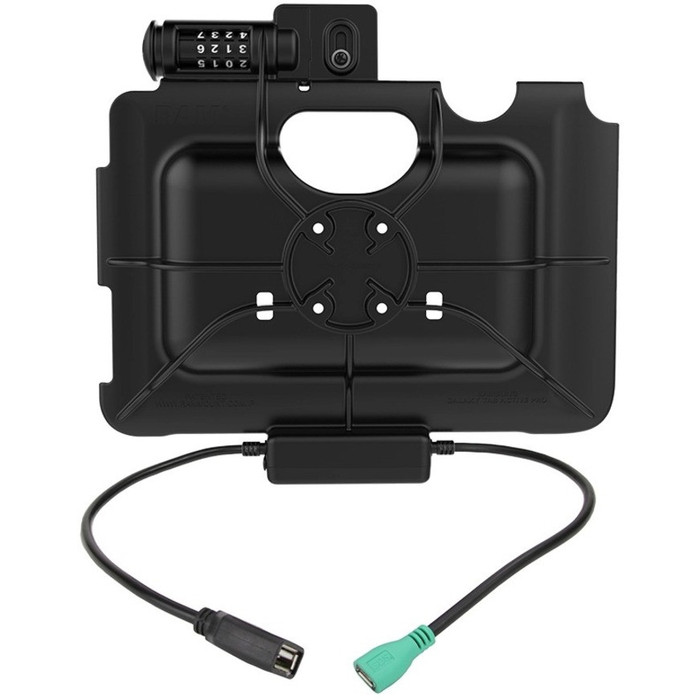 Rear Image for RAM Mounts Skin Combo-Locking Power + Data Dock for Samsung Tab Active Pro