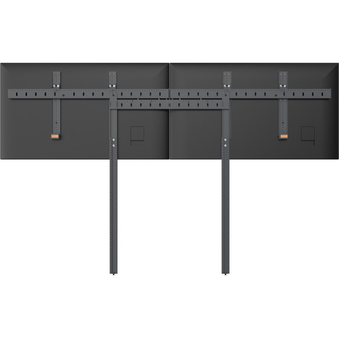Rear Image for Heckler Design Mounting Rail Kit for Display, Wall Mount - Black Gray