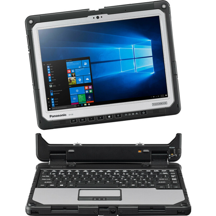 Alternate-Image2 Image for Panasonic TOUGHBOOK CF-33 CF-33AFNFAVM LTE 12" Touchscreen Detachable 2 in 1 Notebook - 2160 x 1440 - Intel Core i5 7th Gen i5-7300U Dual-core (2 Core) 2.60 GHz - 16 GB Total RAM - 256 GB SSD