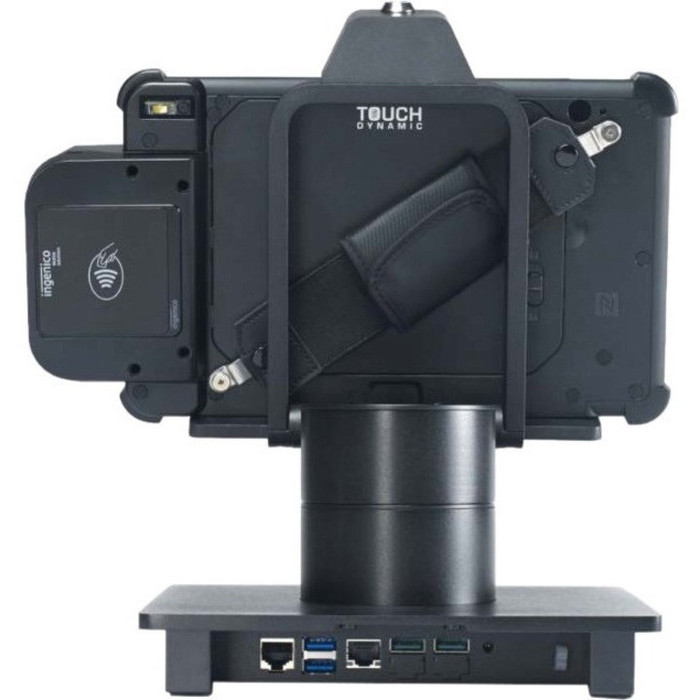 Rear Image for Touch Dynamic Quest VIII Rugged Tablet - 8" HD - 1.80 GHz - 3 GB RAM - 32 GB Storage - Android 9.0 Pie - Black