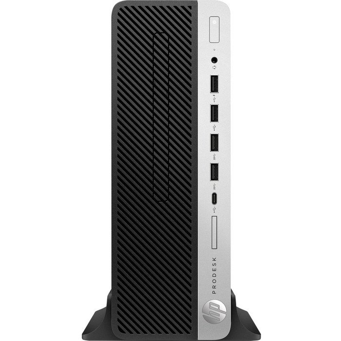 Front Image for HP Business Desktop ProDesk 600 G4 Desktop Computer - Intel Core i5 8th Gen i5-8500 3 GHz - 8 GB RAM DDR4 SDRAM - 256 GB SSD - Small Form Factor