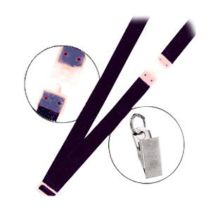 Main image for Brady Classic Flat Braided Lanyard with Bull Dog Clip