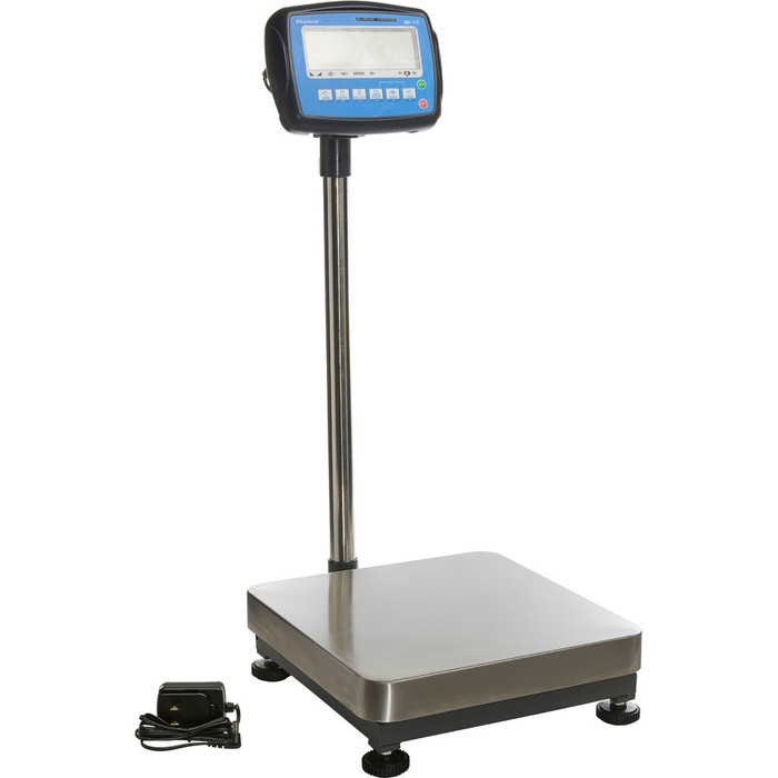Alternate-Image3 Image for Brecknell 3900LP Electronic Bench Scale Calibrated with SBI 110 LCD Indicator, 600lb Capacity, NTEP 5000d, 19.7 x 23.6 Food Grade Stainless Steel Top Pan