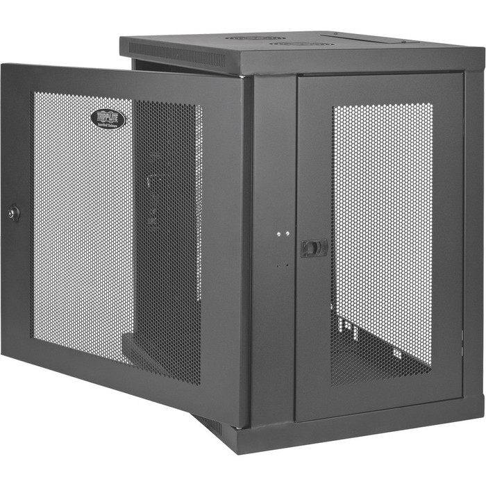 Left Image for Tripp Lite 12U Wall Mount Rack Enclosure Server Cabinet w/ Door & Side Panels