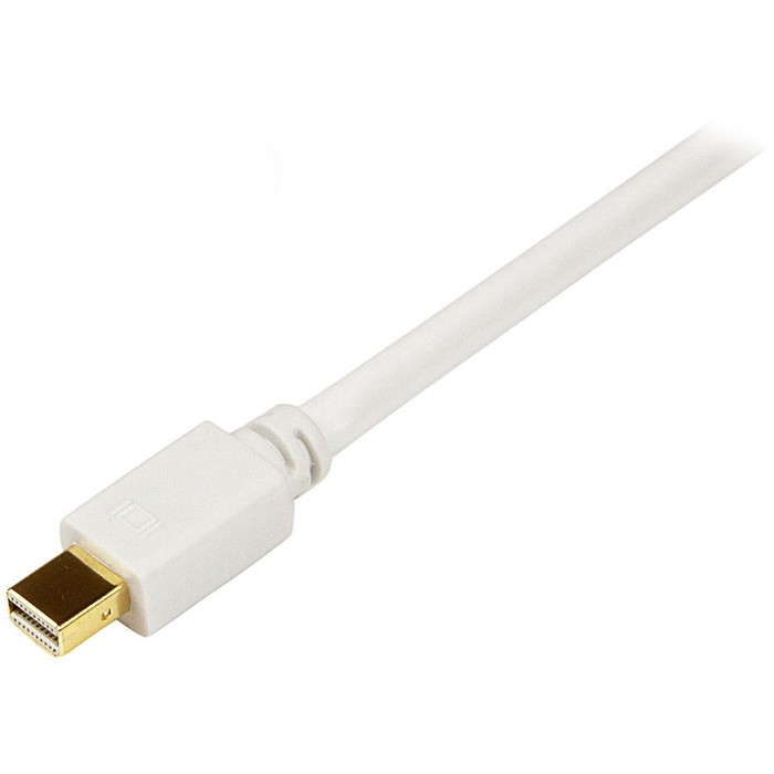 Alternate-Image3 Image for StarTech.com 10 ft Mini DisplayPort to DVI Adapter Converter Cable &acirc;&euro;" Mini DP to DVI 1920x1200 - White