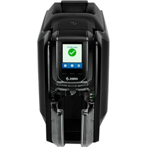 Alternate-Image1 Image for Zebra ZC350 Single Sided Desktop Dye Sublimation/Thermal Transfer Printer - Color - Card Print - Ethernet - USB