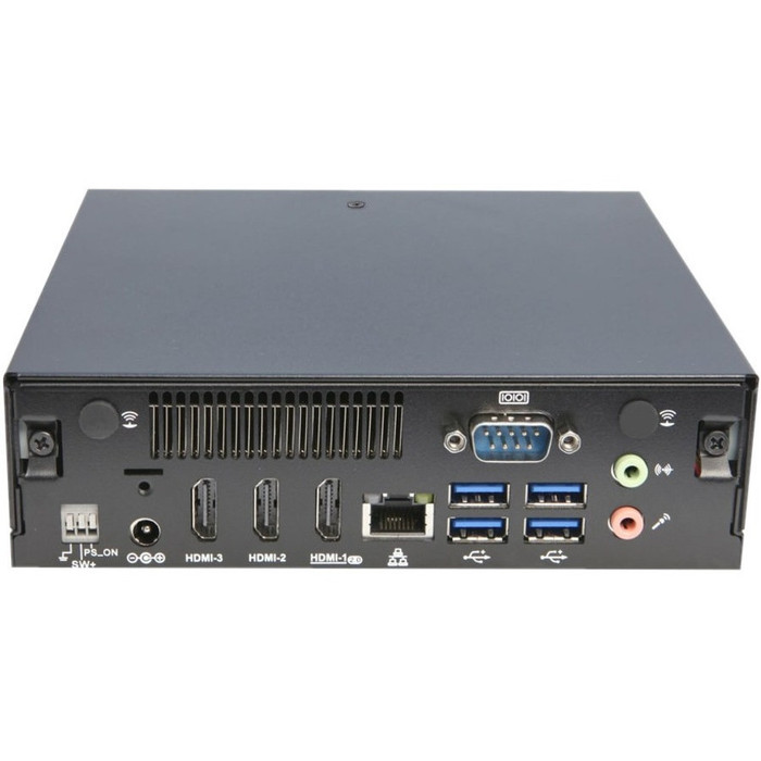 Top Image for AOpen Digital Engine DE6200 Desktop Computer - AMD R-Series RX-421BD Quad-core (4 Core) 2.10 GHz - 4 GB RAM DDR4 SDRAM - 64 GB SSD - Black