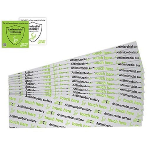 Main image for Antimicrobial Covers, Door Handle Cover, 4" x 16" , Antimicrobial Surface Graphic, Brushed, 10 Pack