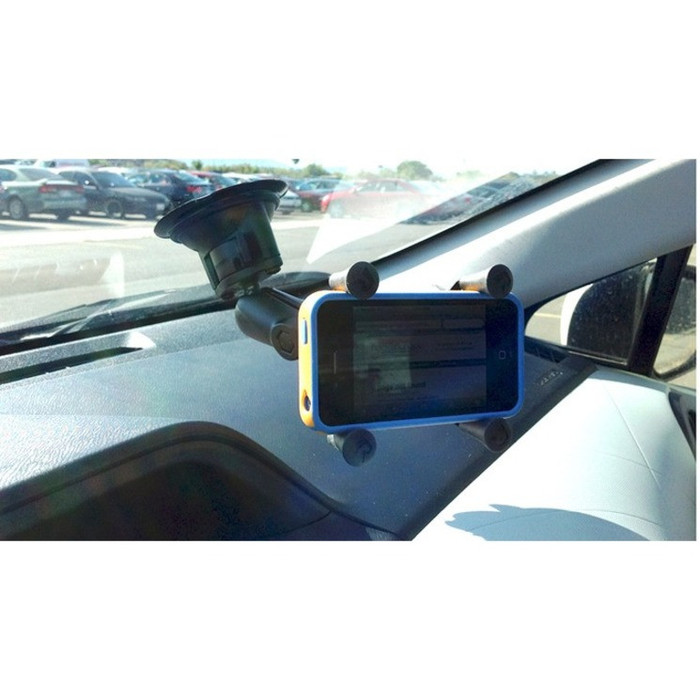 Alternate-Image2 Image for RAM Mounts X-Grip Phone Mount with Twist-Lock Suction Cup