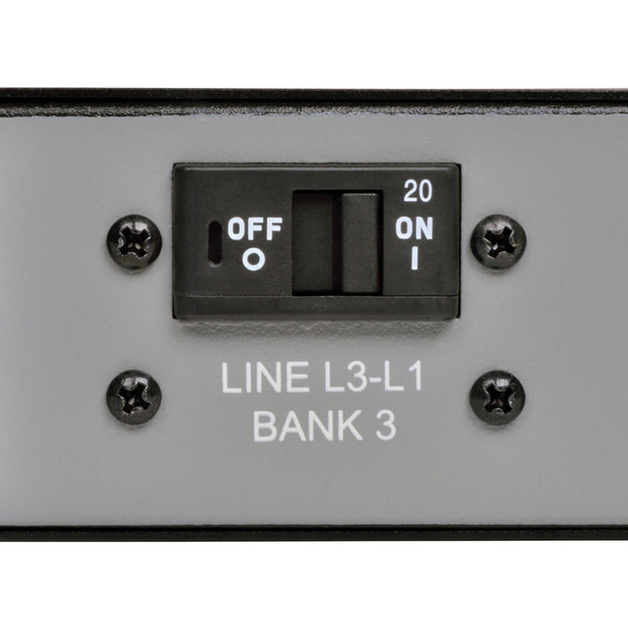 Alternate-Image3 Image for Tripp Lite PDU 3-Phase Switched 10kW 208/240V IEC 24 C13 6 C19 L21-30P TAA