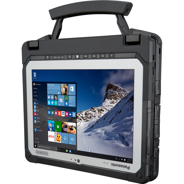Alternate-Image3 Image for Panasonic TOUGHBOOK CF-20 CF-20A5001KM LTE 10.1" Detachable 2 in 1 Notebook - 1920 x 1200 - Intel Core M 6th Gen m5-6Y57 Dual-core (2 Core) 1.10 GHz - 8 GB Total RAM - 128 GB SSD