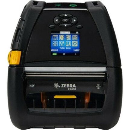 Alternate-Image1 Image for Zebra ZQ630 Mobile Direct Thermal Printer - Monochrome - Mobile - Label Print - Bluetooth - Near Field Communication (NFC) - RFID