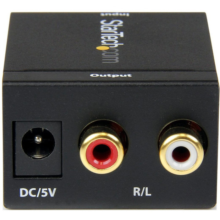 Alternate-Image2 Image for StarTech.com SPDIF Digital Coaxial or Toslink Optical to Stereo RCA Audio Converter