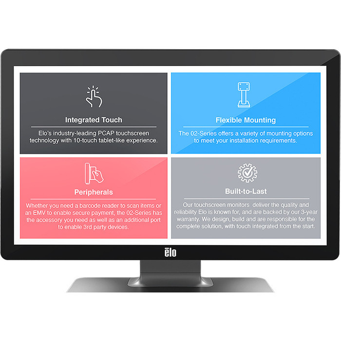 Alternate-Image1 Image for Elo 2702L 27" LCD Touchscreen Monitor - 16:9 - 14 ms