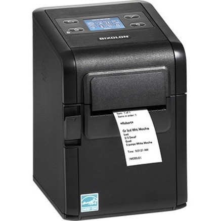 Alternate-Image1 Image for Bixolon SRP-S3000 Desktop Direct Thermal Printer - Monochrome - Label Print - Ethernet - USB - USB Host - Serial - Black