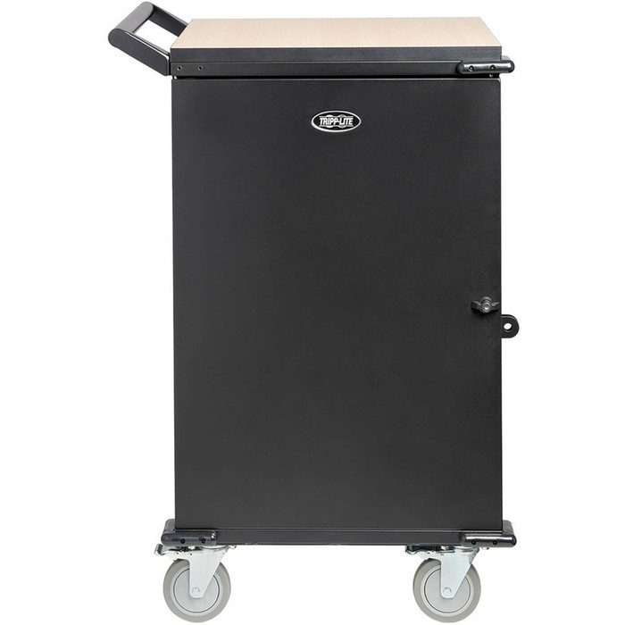 Right Image for Tripp Lite Locking Storage Cart for Mobile Devices, Laptops, Chromebooks and AV Equipment - Black