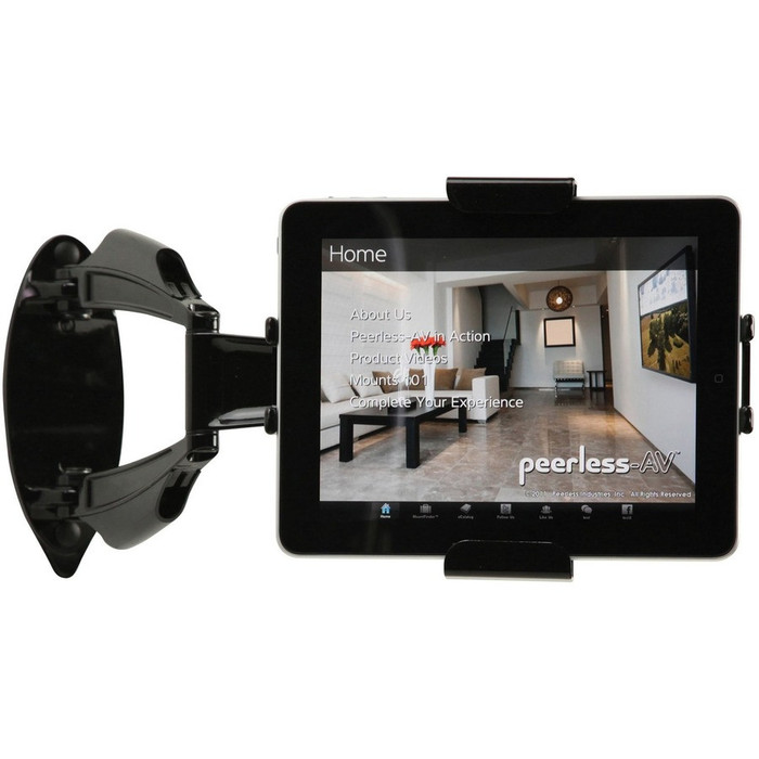 Alternate-Image1 Image for Peerless-AV PTM200 Wall Mount for Tablet PC - Black