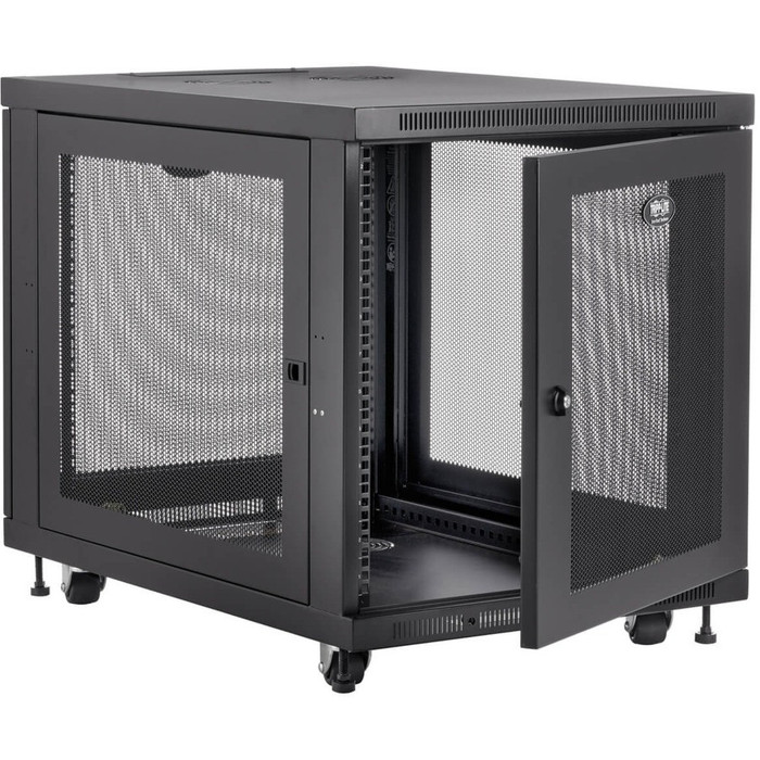 Alternate-Image1 Image for Tripp Lite 12U Rack Enclosure Server Cabinet Doors & Sides 1000lb Capacity