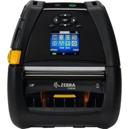 Alternate-Image1 Image for Zebra ZQ630 Mobile Direct Thermal Printer - Monochrome - Mobile - Label Print - Bluetooth - Near Field Communication (NFC) - RFID
