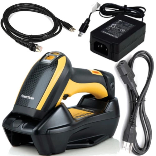 DATALOGIC, POWERSCAN PBT9501 STD OPTICS, USB KIT, REMOVABLE BATTERY  (KIT INC. SCANNER, BASE STATION BC9030-BT, CABLE CAB-438, POWER BRICK 8-0935 AND POWER CORD 6003-0941.) PBT9501-RBK10US