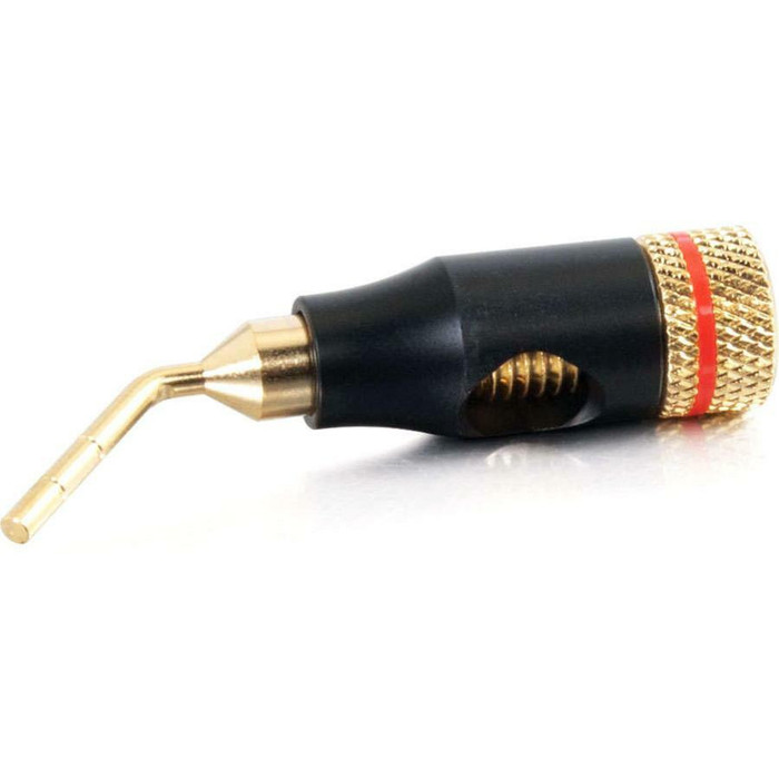 Main image for C2G 45&deg; 8 AWG Screw-On Speaker Cable Pin - 4pk