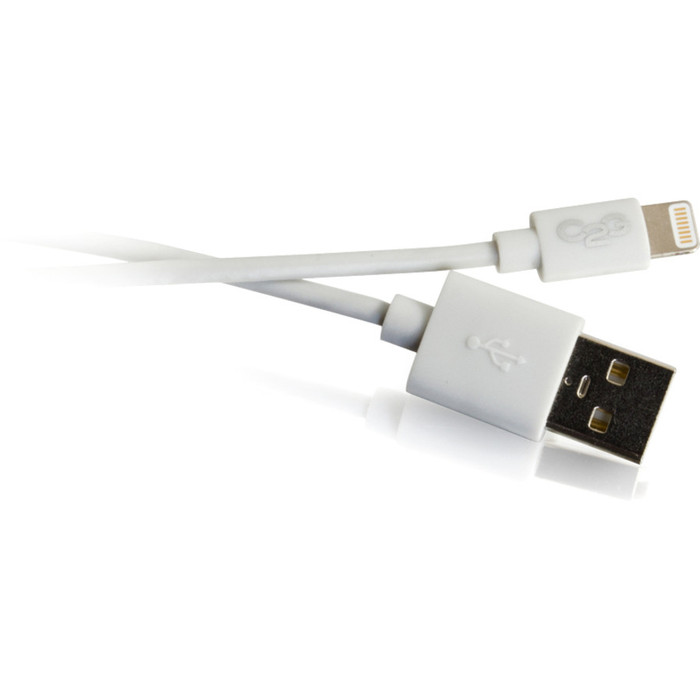 Alternate-Image1 Image for C2G 1m Lightning Cable - USB A to Lightning Cable - Charging Cable