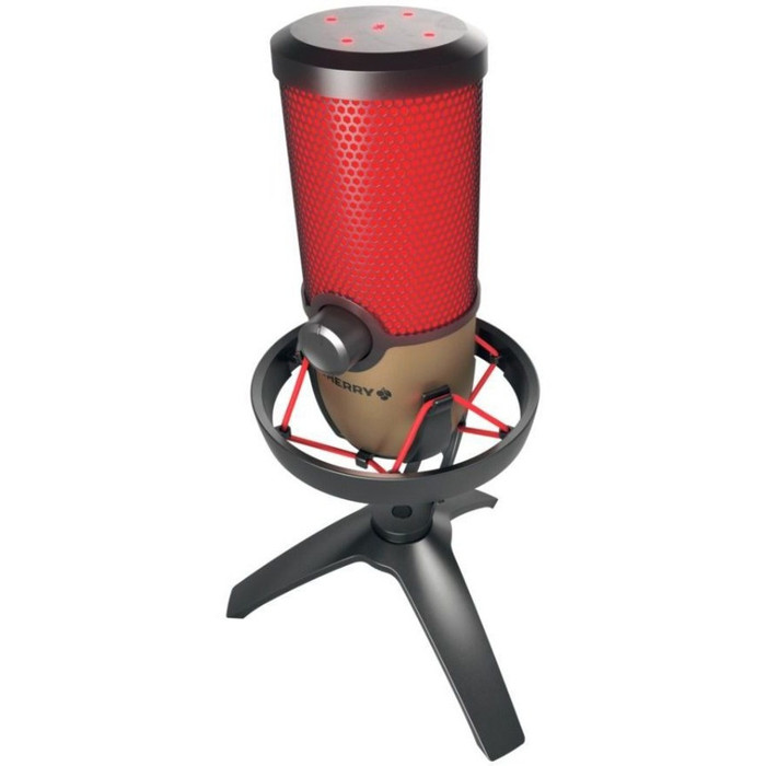Alternate-Image3 Image for CHERRY UM 9.0 PRO RGB Wired Microphone - Black, Copper
