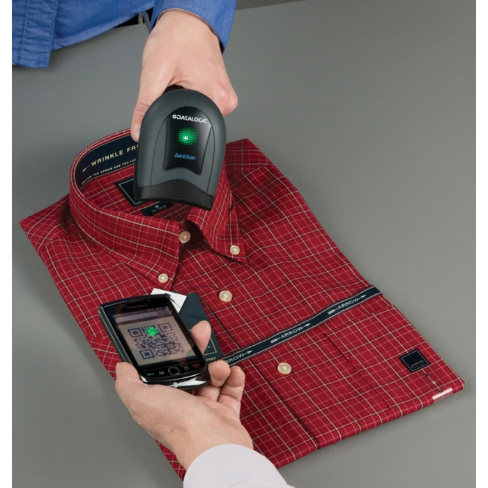 Alternate-Image2 Image for Datalogic QuickScan I QD2430 Mobile Barcode Scanner Kit